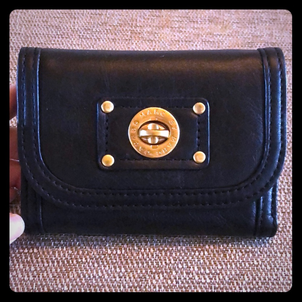 Marc by Marc Jacobs black leather wallet